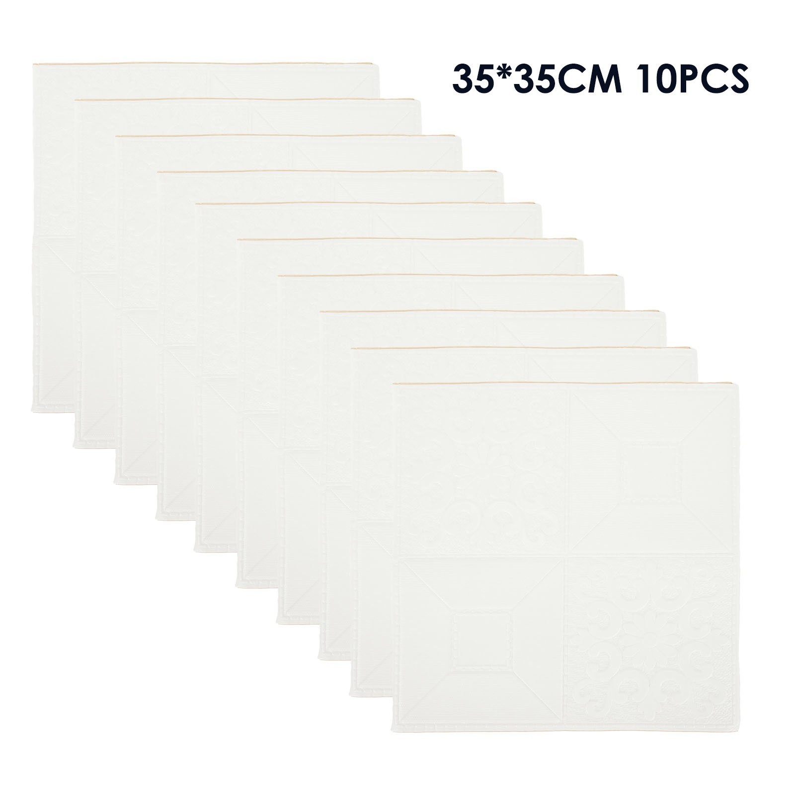Foam Panel 3D Wall Sticker Decals Decoration Replacement Self-adhesive