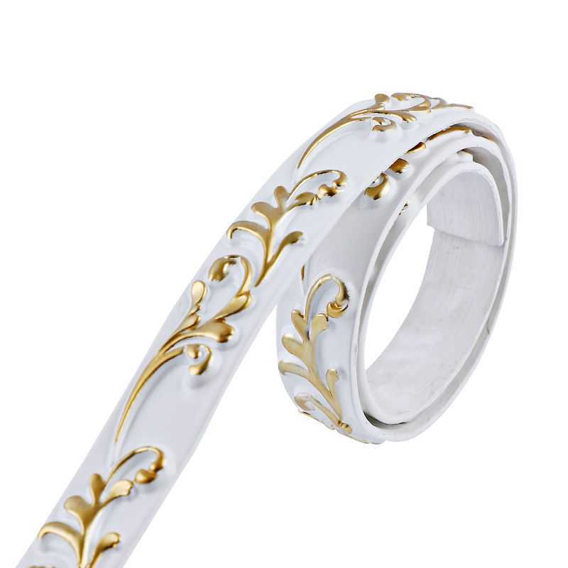 3D Self-Adhesive Decorative Baseboard Ceiling Trim Line Wall Sticker Home Decor