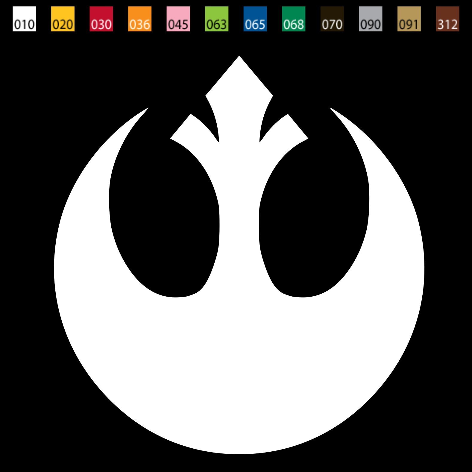 REBEL ALLIANCE Star War Car Window/laptop Vinyl Decal DIE CUT SW001