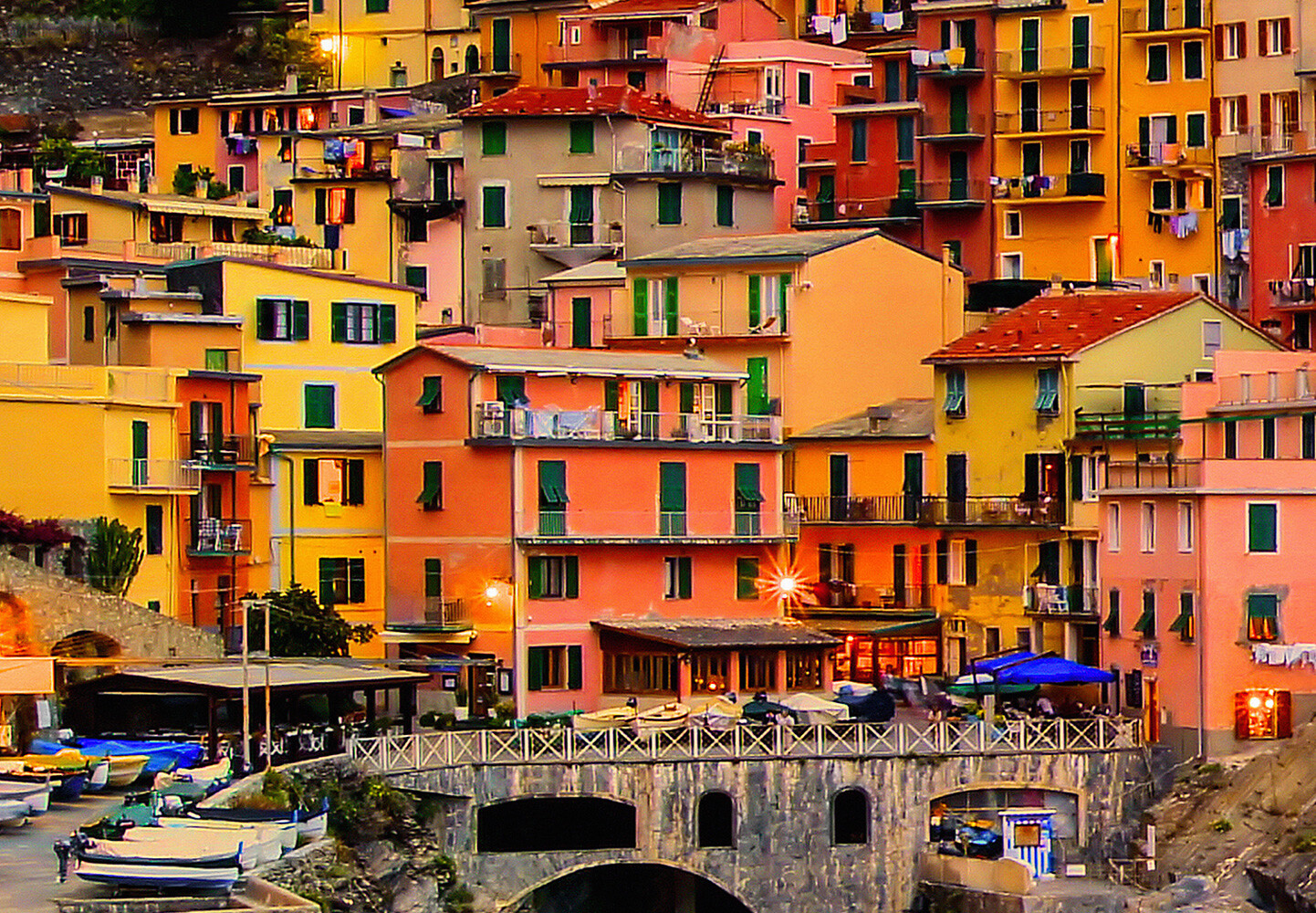 CINQUE TERRE Wallpaper 144×100" Removable Wall Italy Seascape Amalfi Coast DIY