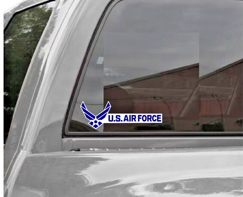 UNITED STATES AIR FORCE LOGO/EMBLEM Vinyl Window Decal Sticker U.S. Air Force