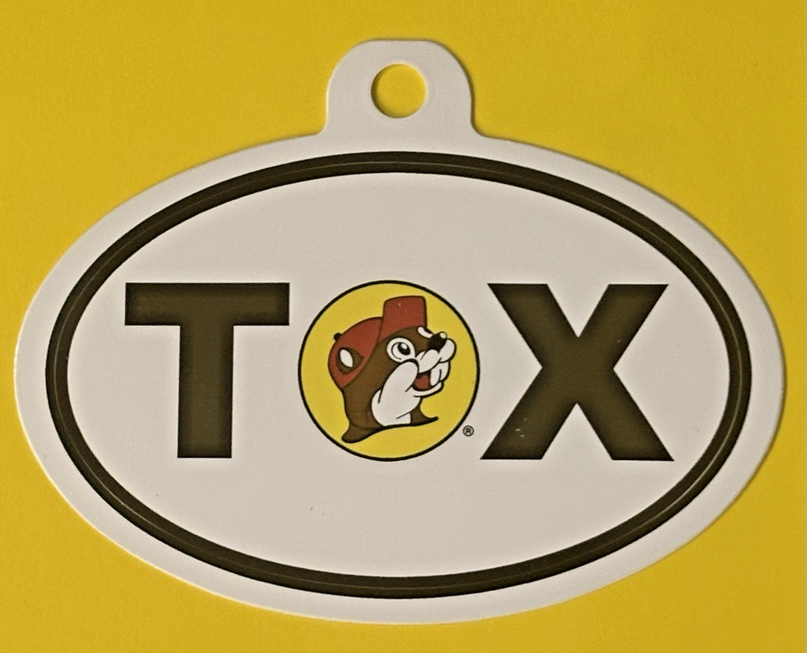 Buc-ee's TX Oval Sticker Bucees Texas Oval Sticker