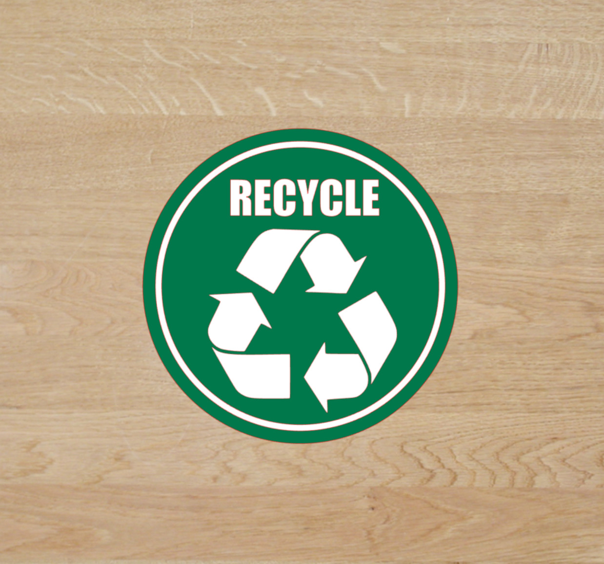 Recycle Sticker Symbol Sign PICK SIZE Vinyl Decal Trash Reuse Bin Waste Garbage