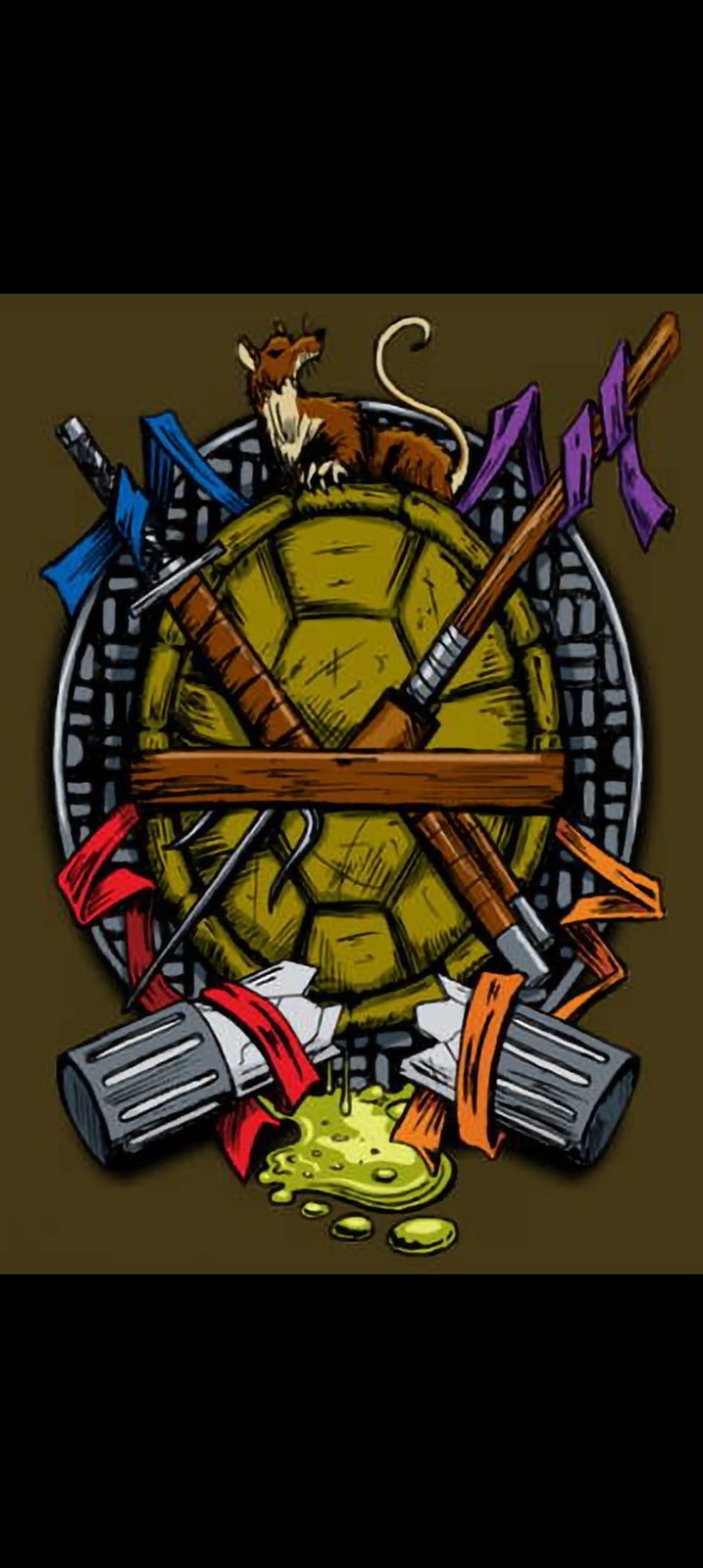 TMNT STICKER X VYNIL HIGH-GLOSS DIE-CUT STICKER X 5X3 INCHES STICKER LARGE 5X3