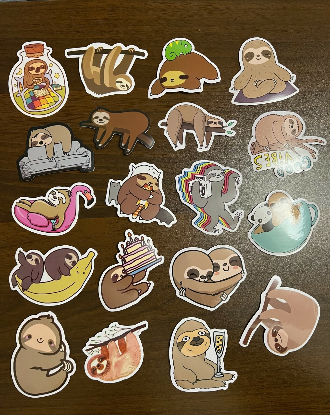 SLOTH (C)~ Cartoon~ Stickers Pack~ anime 50 PC