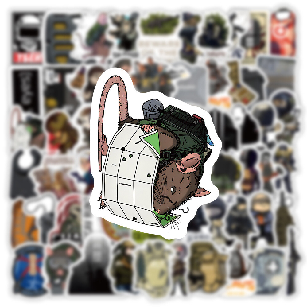 100Pcs Escape from Tarkov Sticker for Teens Girls Scrapbooking Water Bottles