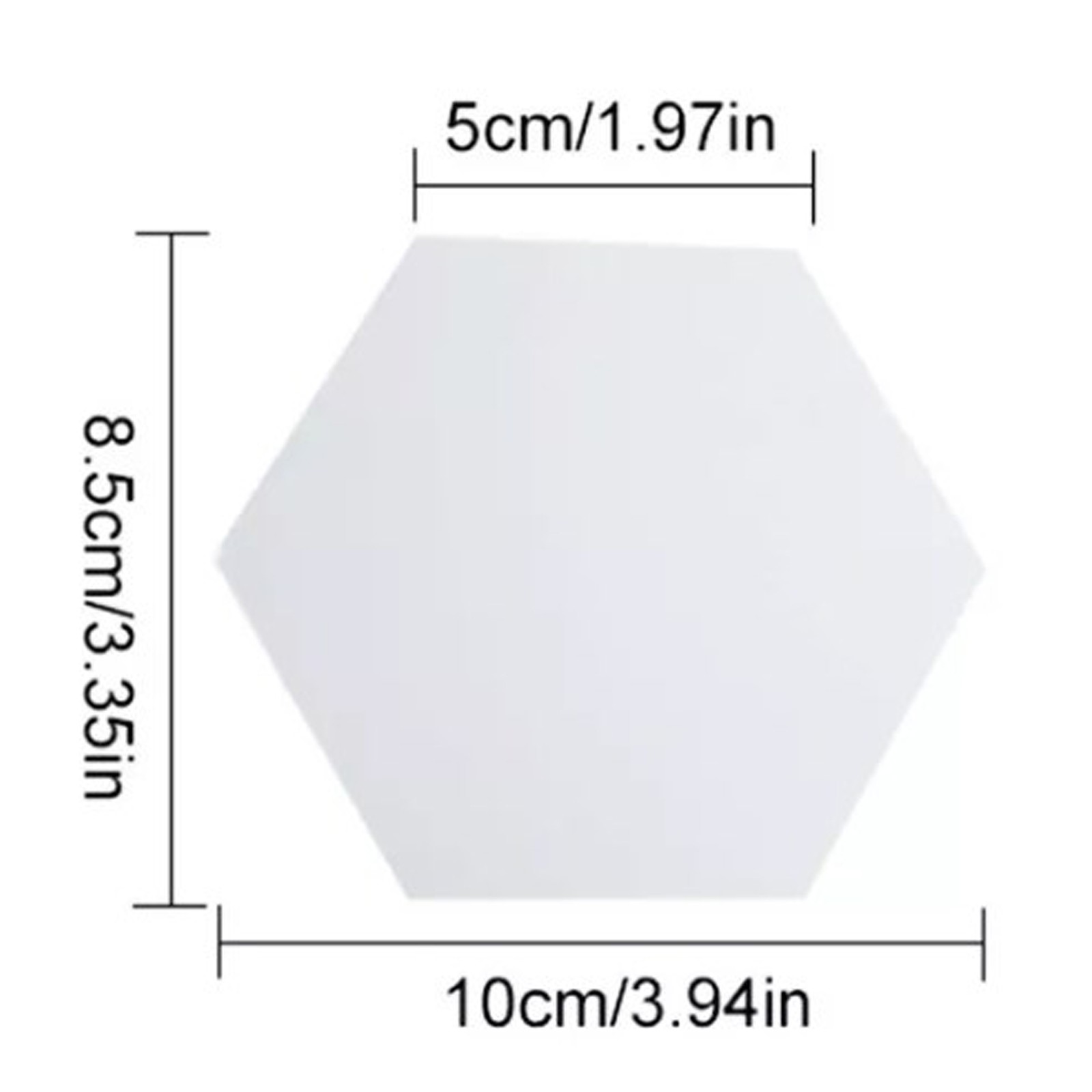 24Pcs Acrylic Mirror Hexagon Wall Sticker Art DIY Decorative for Home Bedroom