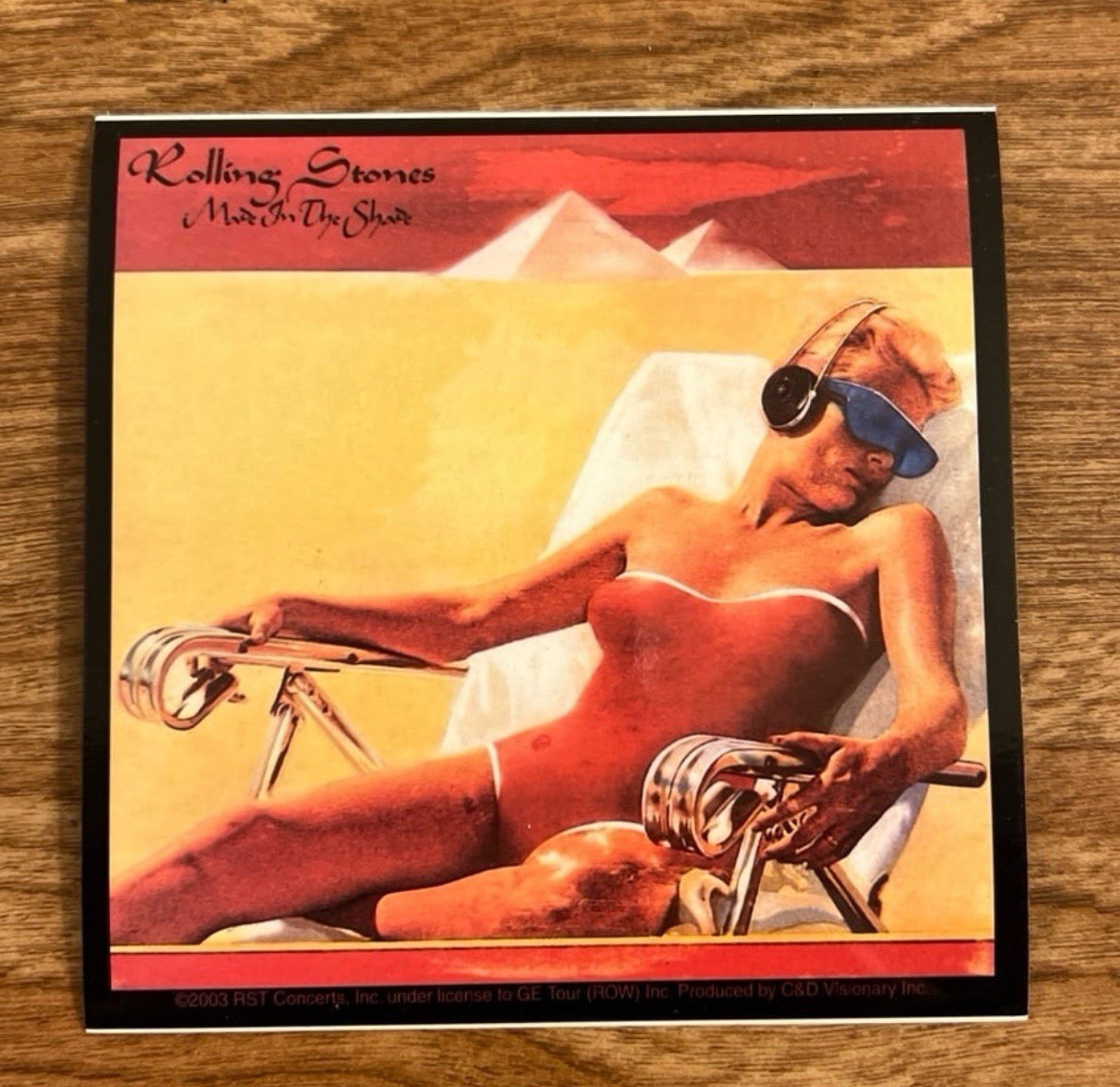 VINTAGE 2003 The Rolling Stones Official Stickers (3)