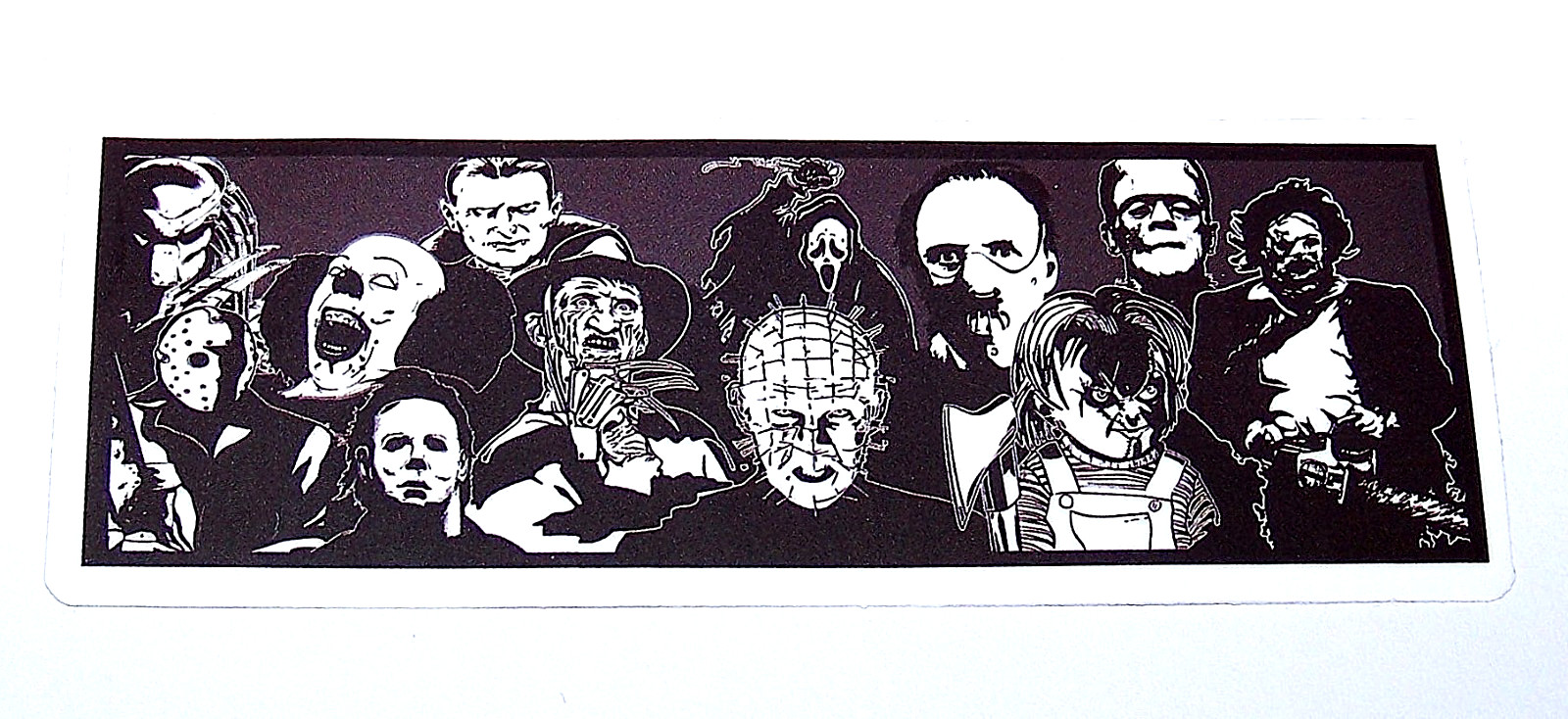 CLASSIC MONSTERS Cut Sticker Decal Movie Horror Film Freddy Michael Myers Jason