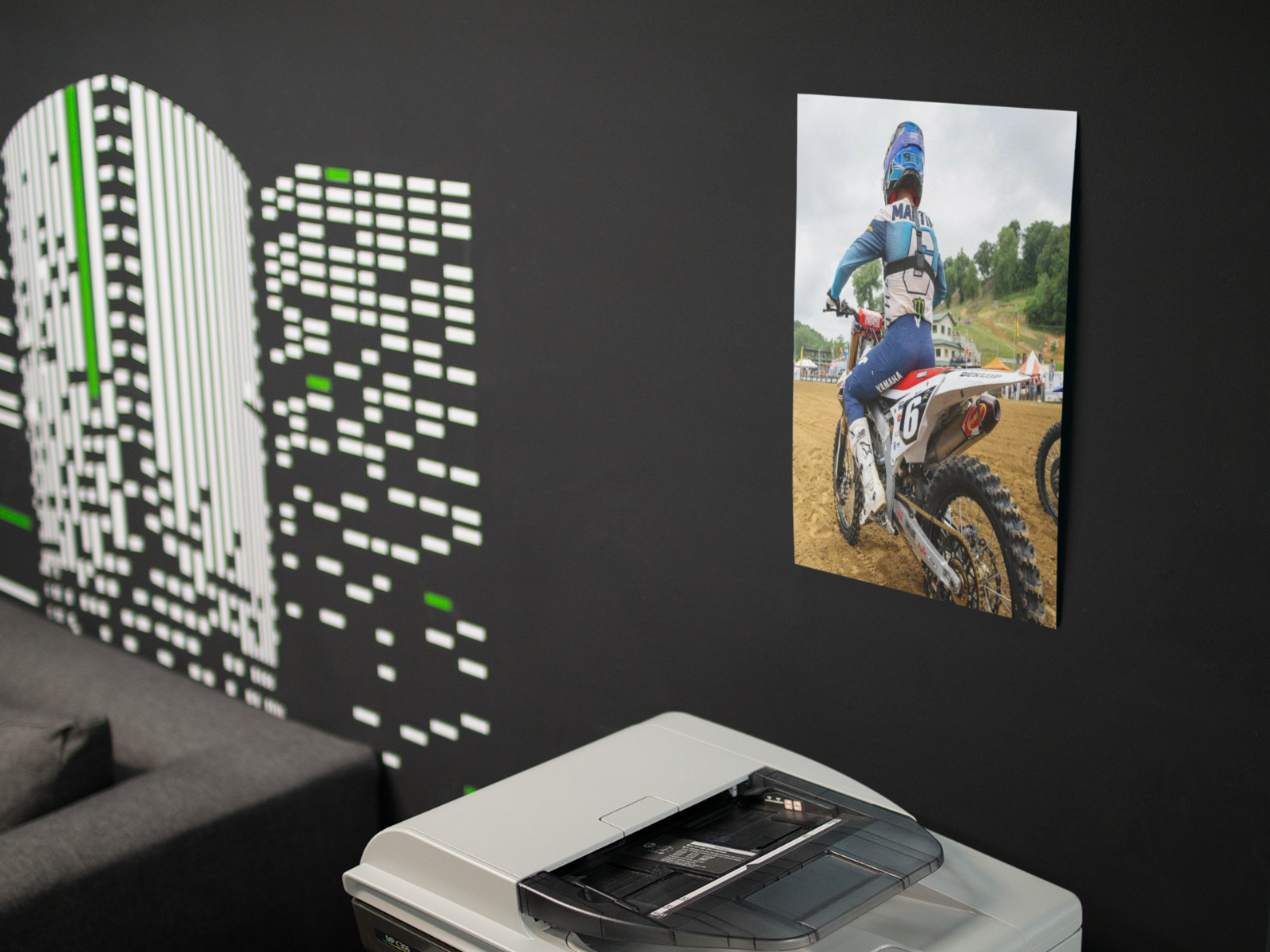 JEREMY MARTIN MOTOCROSS Racing Wall Vinyl Decal Poster PRINT Removable Adhesive