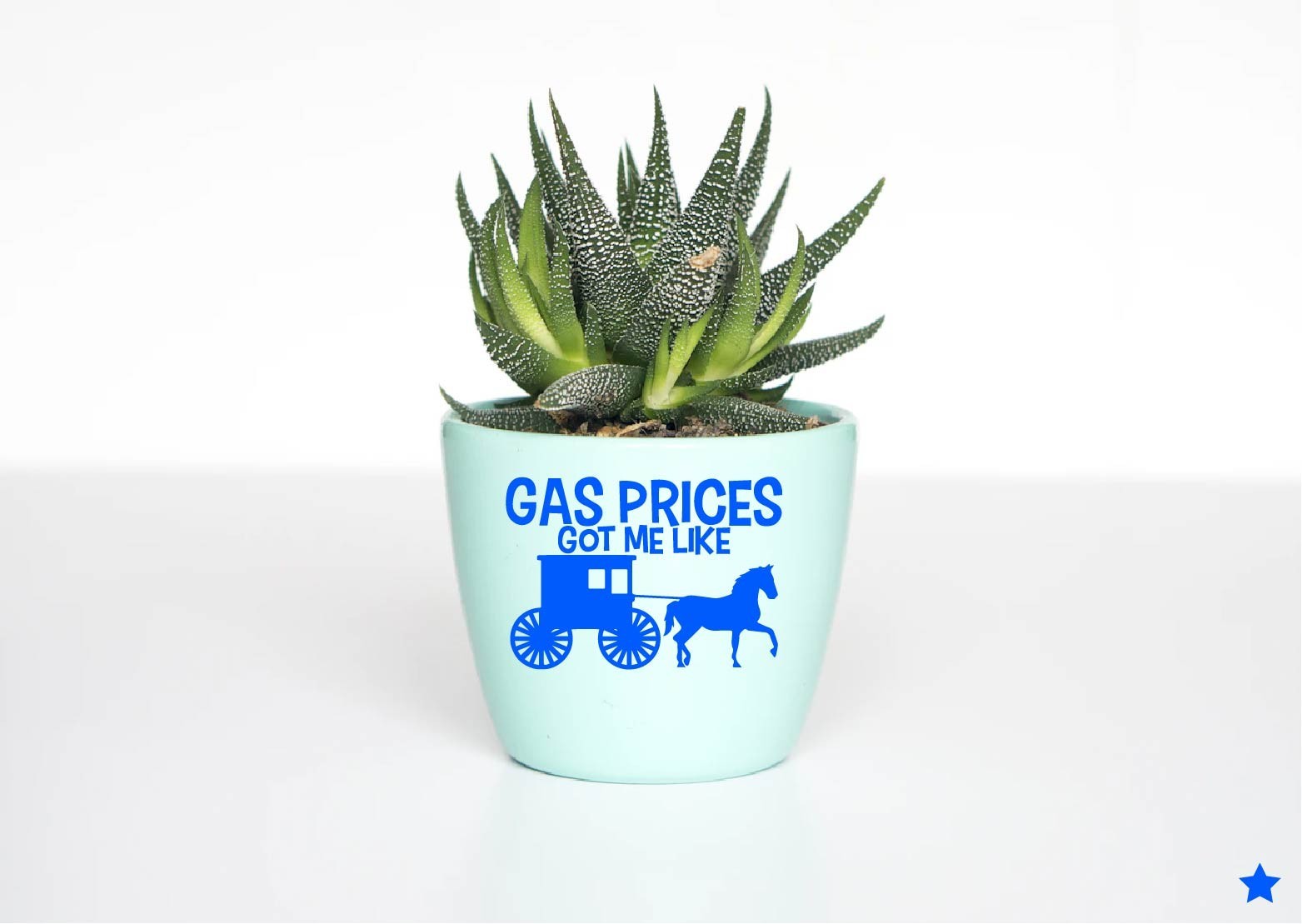 Gas Prices Got Me Like Amish Decal Sticker High Inflation Buggy Anti MAGA Trump