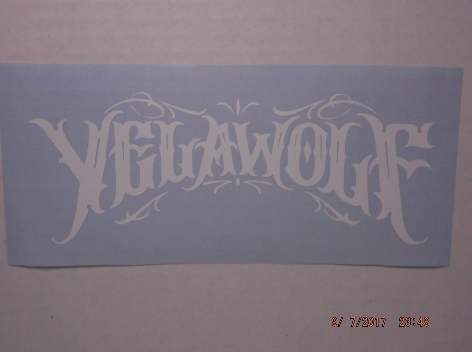 YELAWOLF Decal for Car, Truck, Laptop or Smooth Surface Approx 8" wide