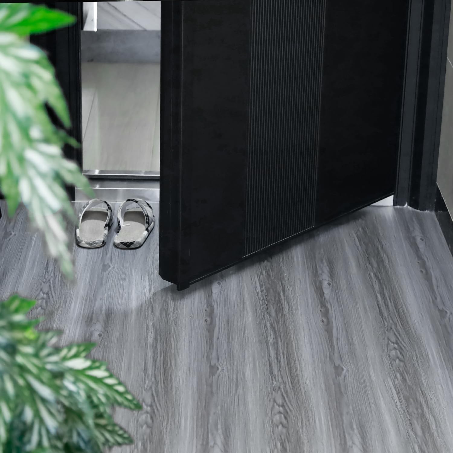 Wood Grain Peel and Stick Floor Tiles – 11.8” Width, Full Roll Lengt