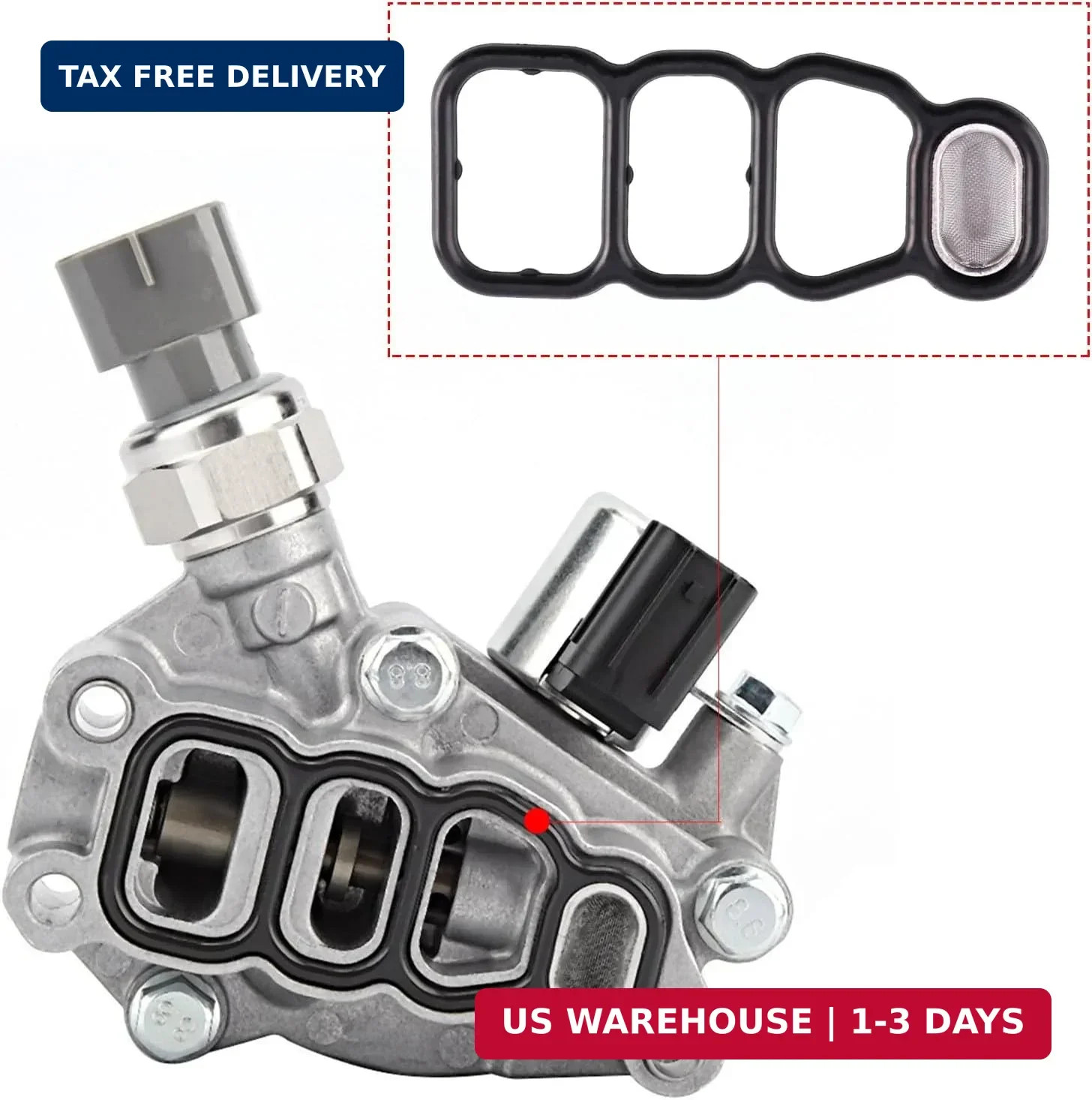 15810-RKB-J01 15826-RDV-J01 6pcs Head Cylinder Solenoid Valve Gasket Set Fit 200
