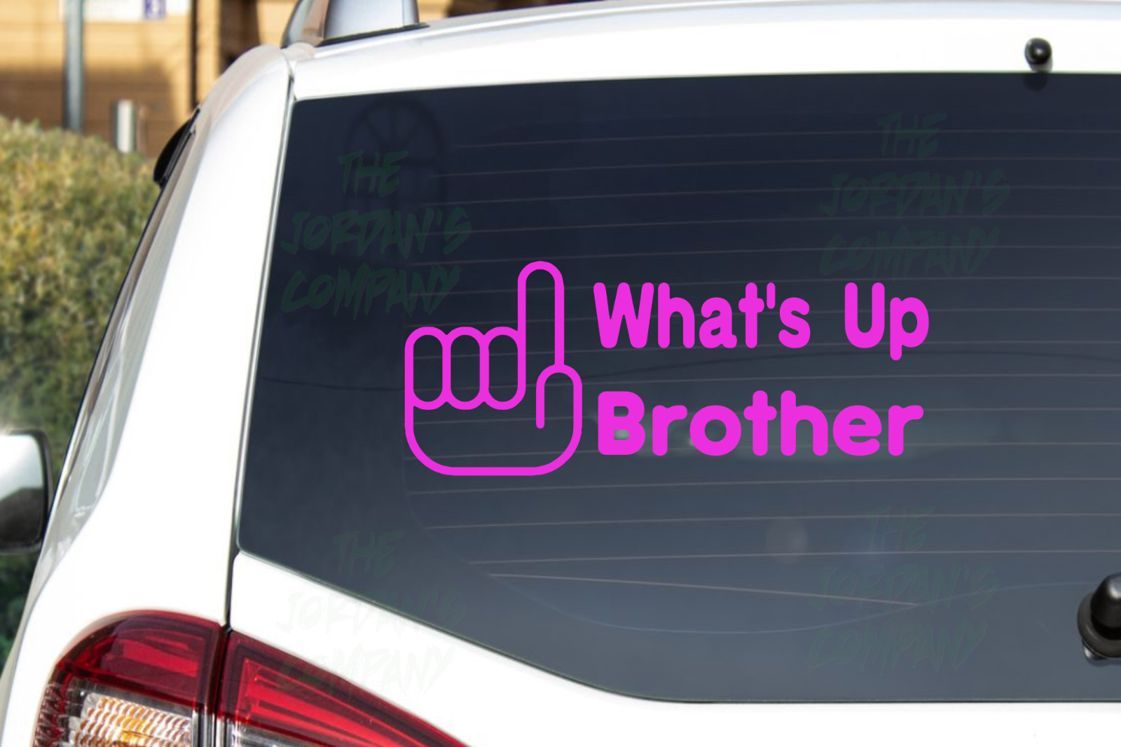 What's Up Brother (Sketch) – CNC cut Decal Vinyl Sticker -Pic from multi colors!