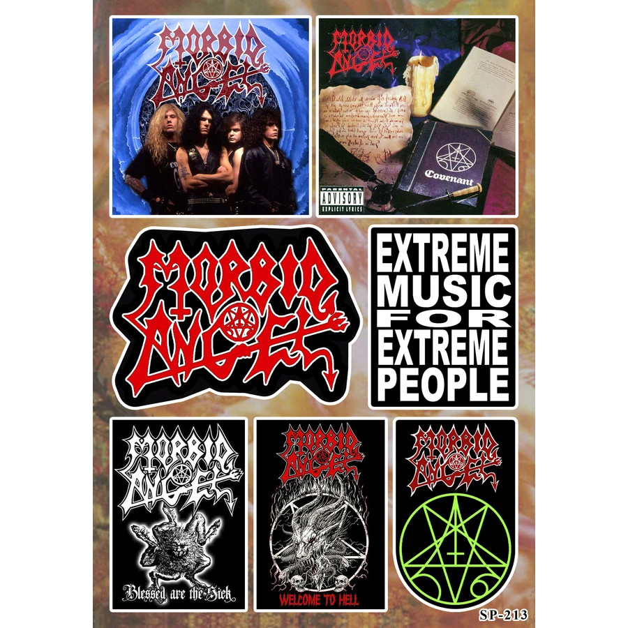 Morbid Angel Sticker Pack | Covenant American Death Metal Extreme Band Logo