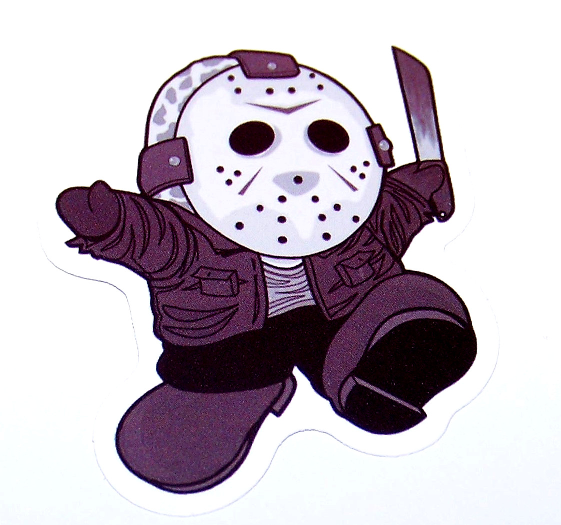 Friday the 13th – Cut Sticker Decal Movie Horror Film JASON VORHEES