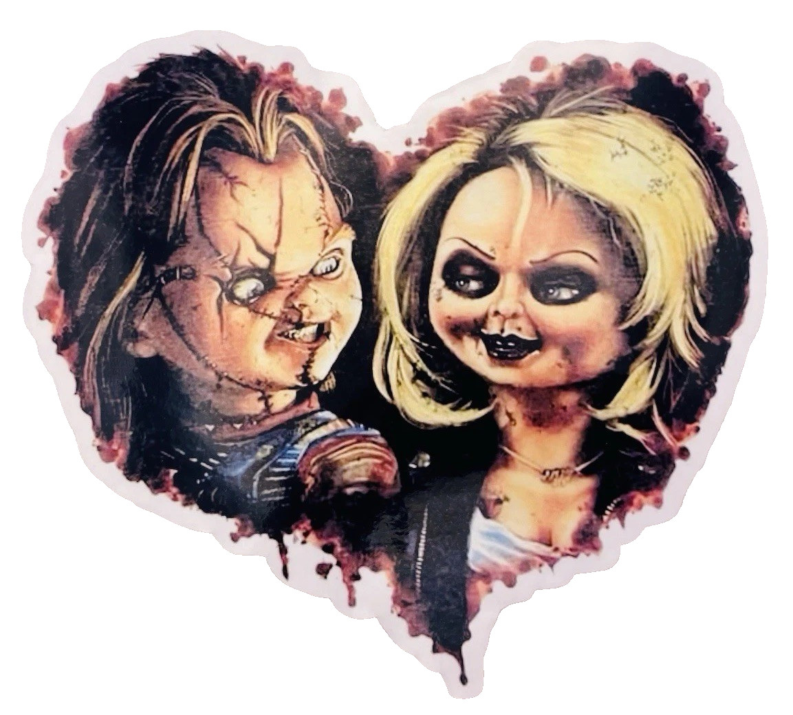 Bride Of Chucky Tiffany Inspired Waterproof Car Decal Vinyl Sticker Horror