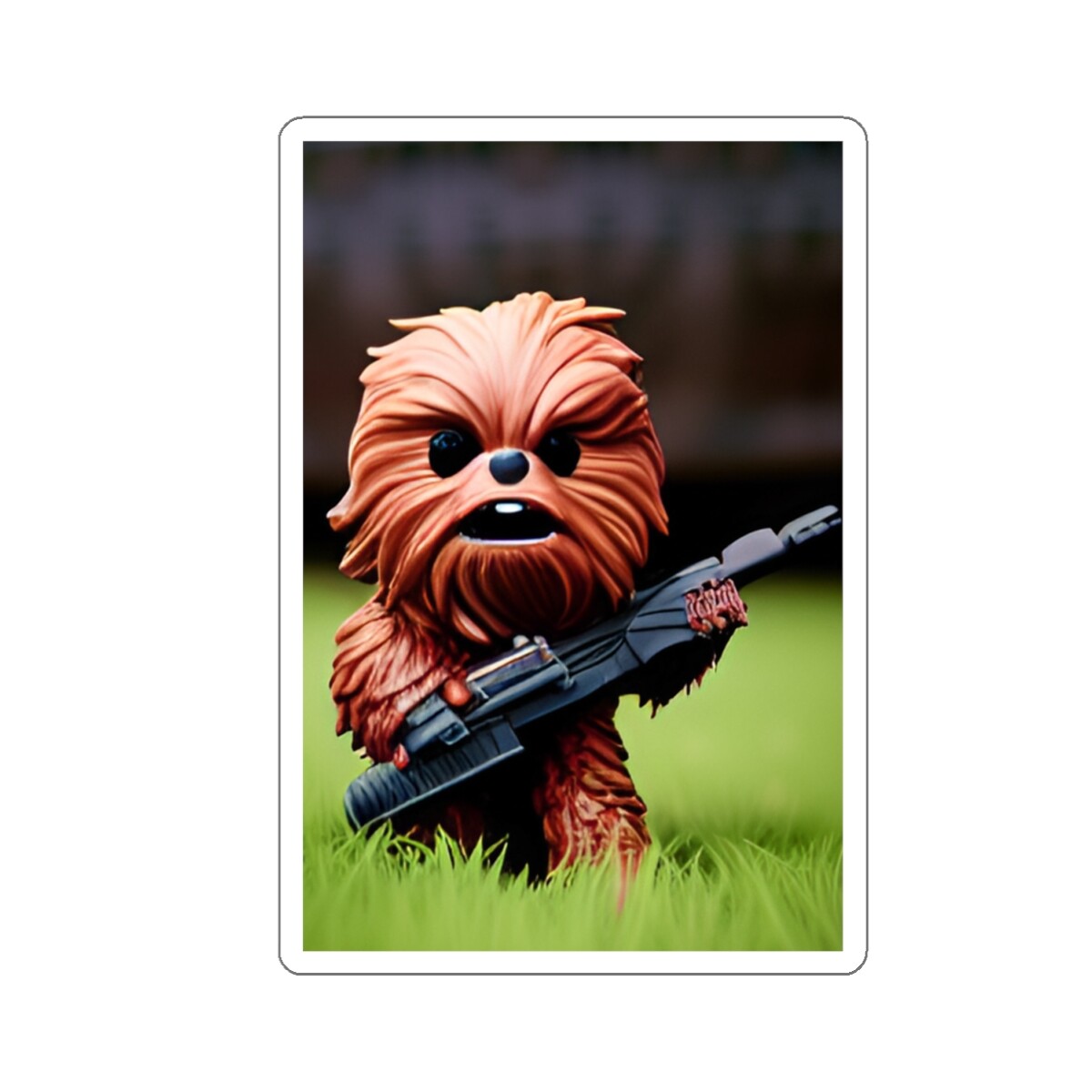 Toy Chewbacca -Kiss-Cut Stickers