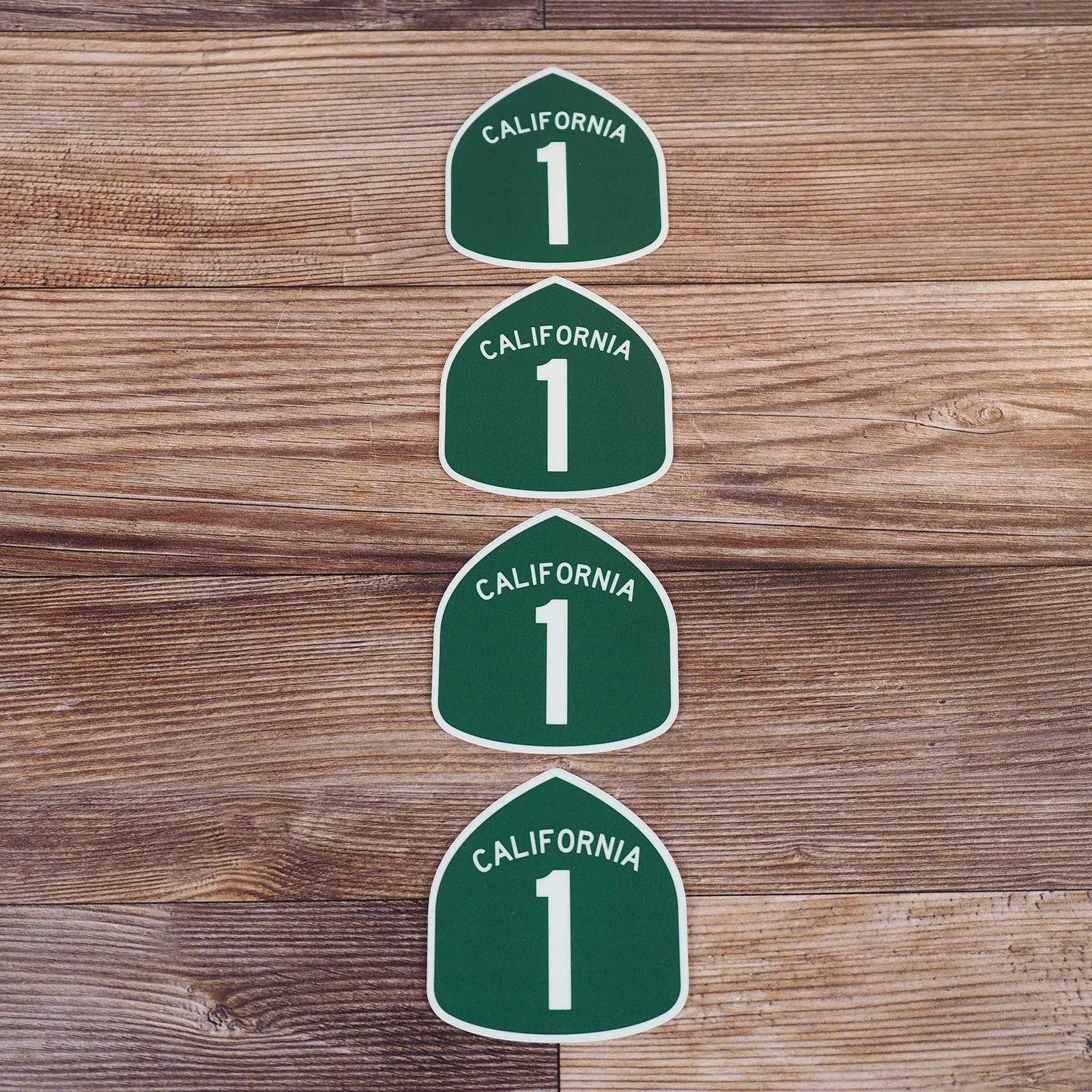 California Highway 1 Road Sign Sticker – Cool Los Angeles CA Decals
