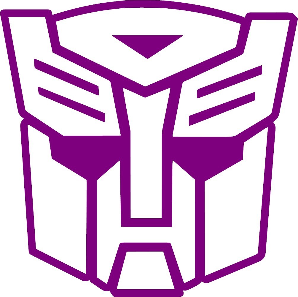 Outlined Transformers Autobot Decal Vinyl Sticker laptop helmet window wall door