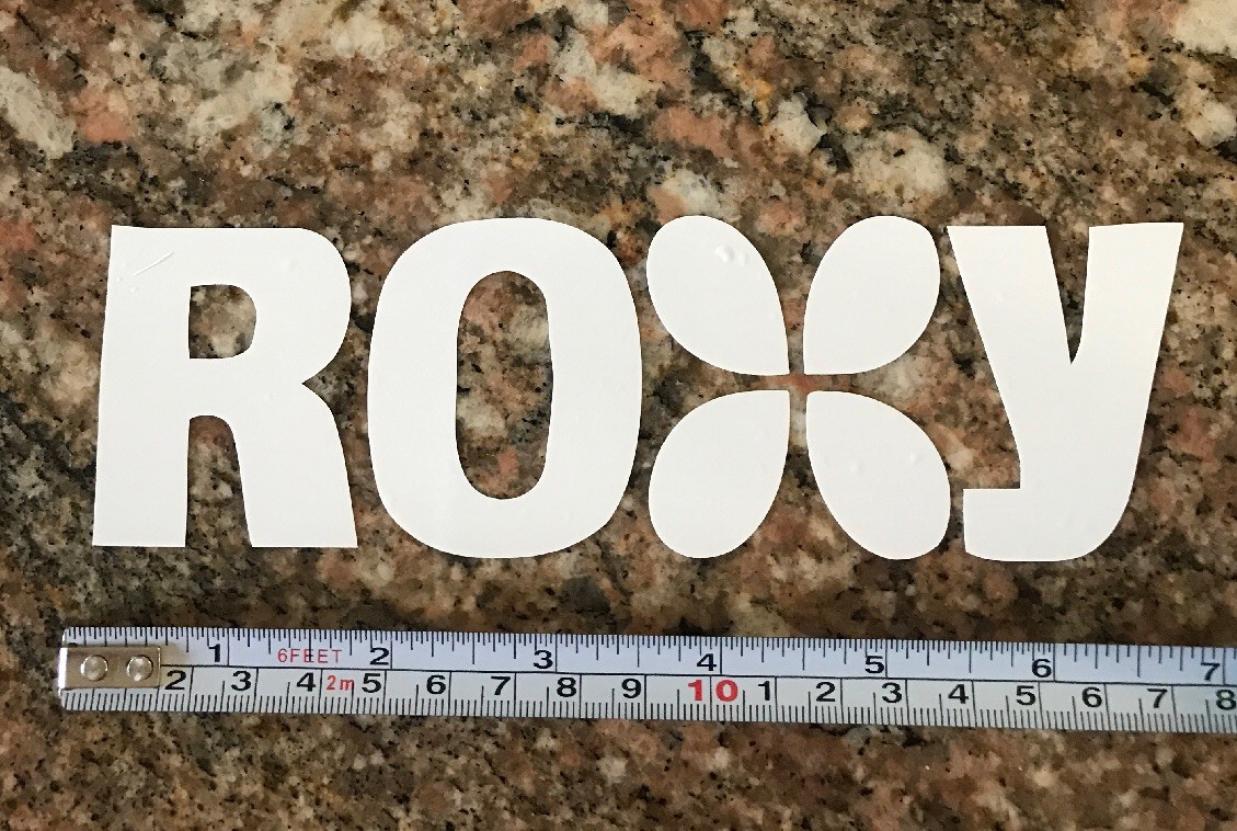 Roxy Surf Sticker – Surfing Waves Surfboards Surf Clothes Hawaii Tropical