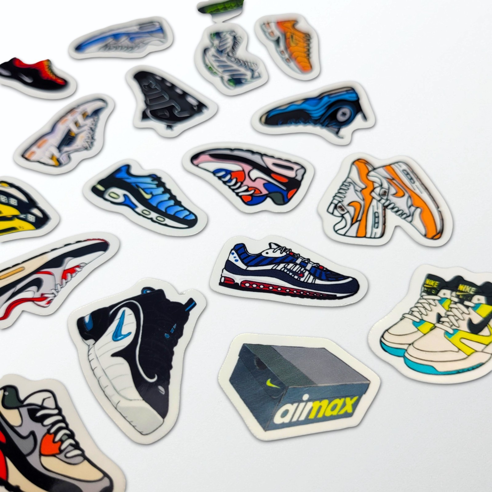 Nike Air Max SUPER CUTE mini sticker pack of 32 Dainty Supreme Stussy Kith