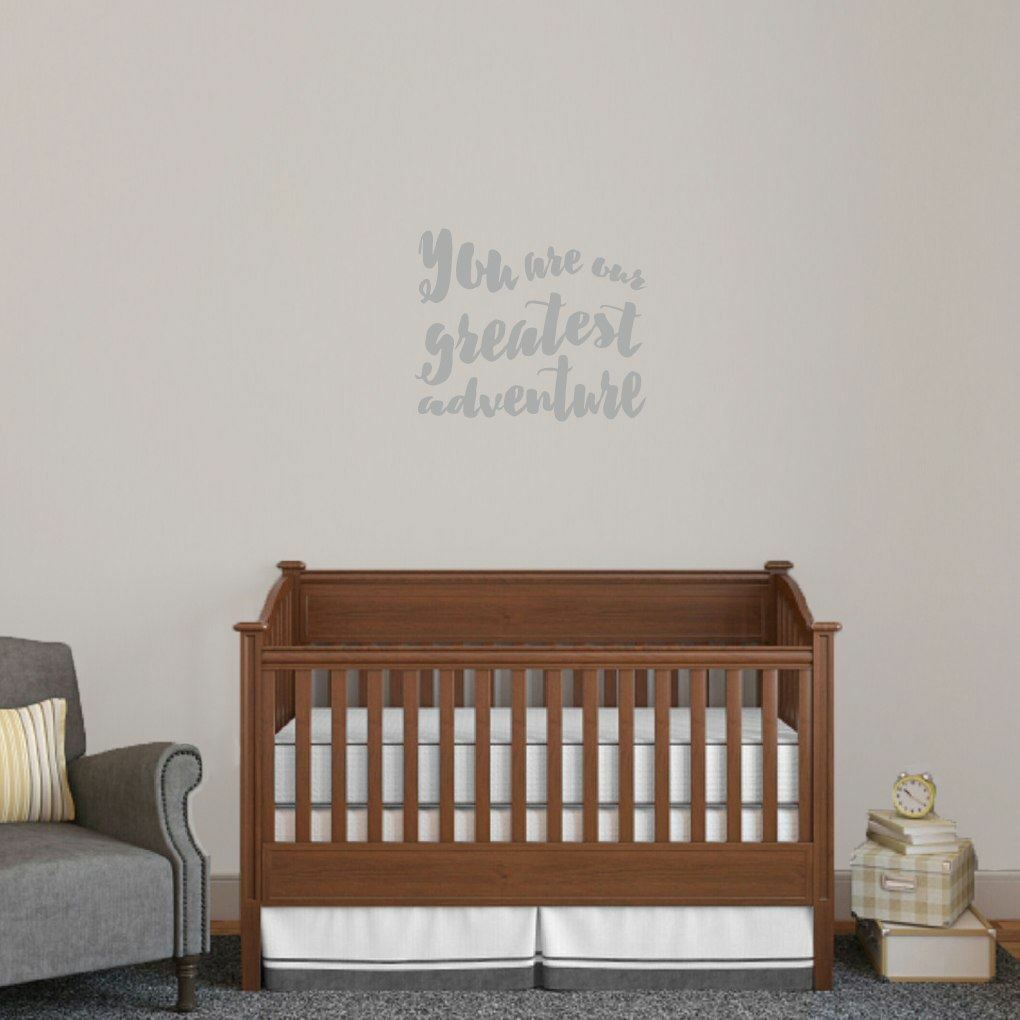 You Are Our Greatest Adventure Wall Decal – Nursery, Kids, Bedroom, Wall Sticker