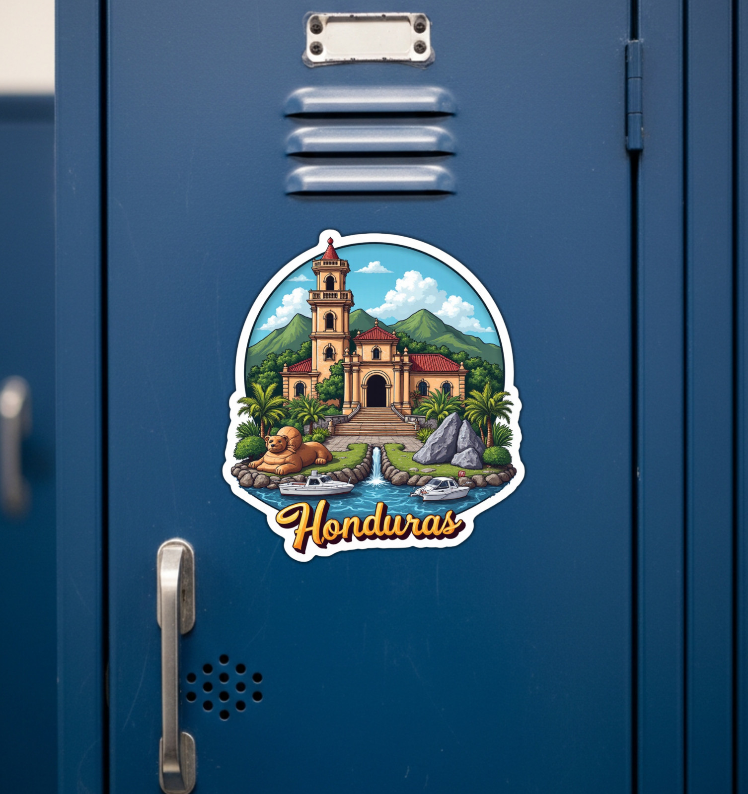 Honduras Fridge Magnet or Laptop Sticker