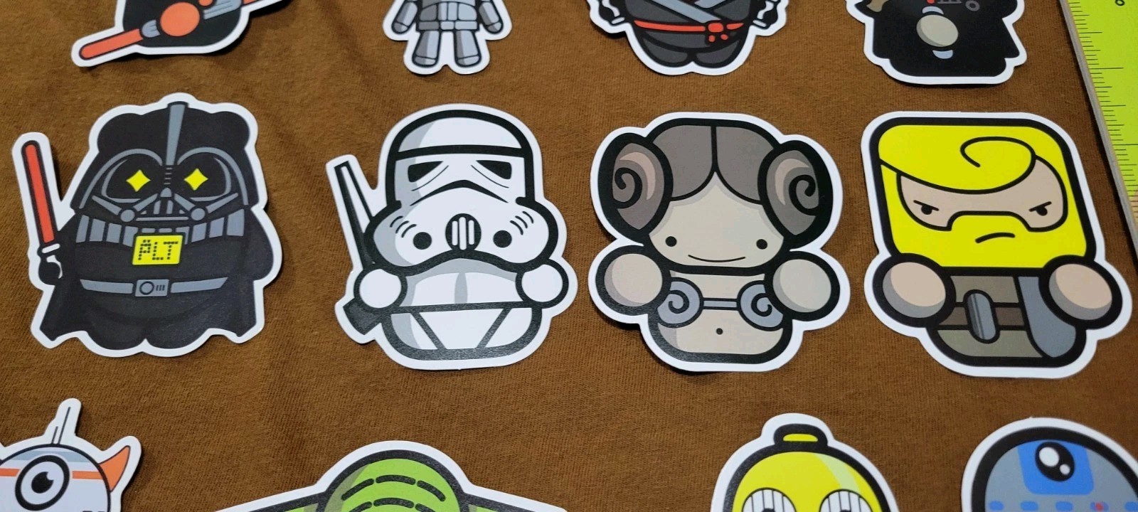 Star Wars LEGO Stickers Set Of 12 Individual As Seen