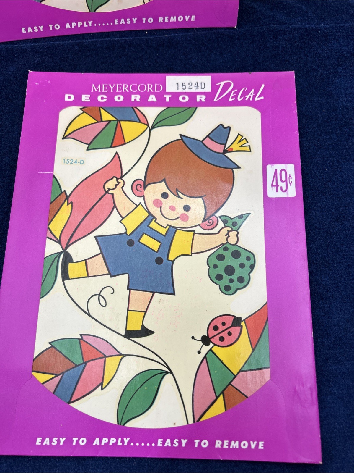 Vintage Jack & Beanstalk Dutch Boy Vine Transfer Decal Meyercord 1524D Craft