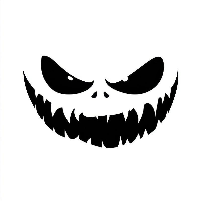 Evil Smile Vinyl Decal
