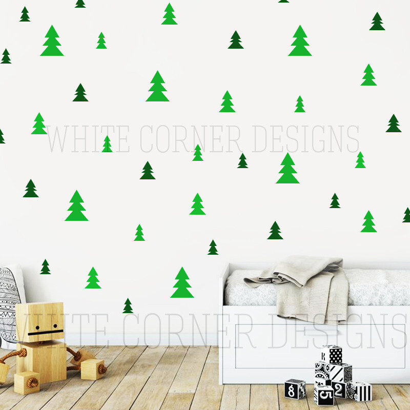 Tree Wall Decals – Multi-Colored Wall Decals, Nursery Decals, Unique Wall Decor