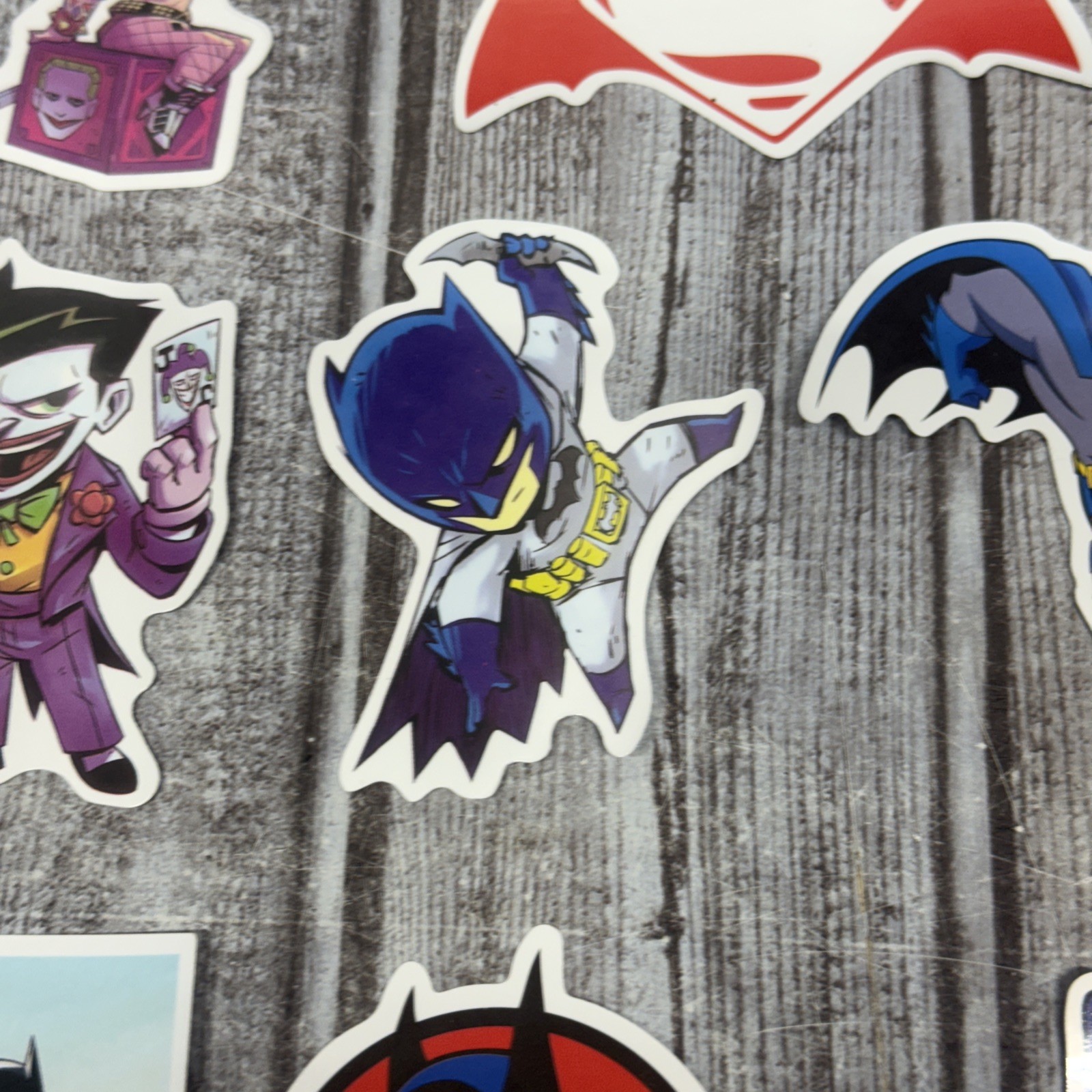 Batman Sticker Lot Of 18 Joker Harley Quinn Robin Water Bottle Laptop Fun DC Art