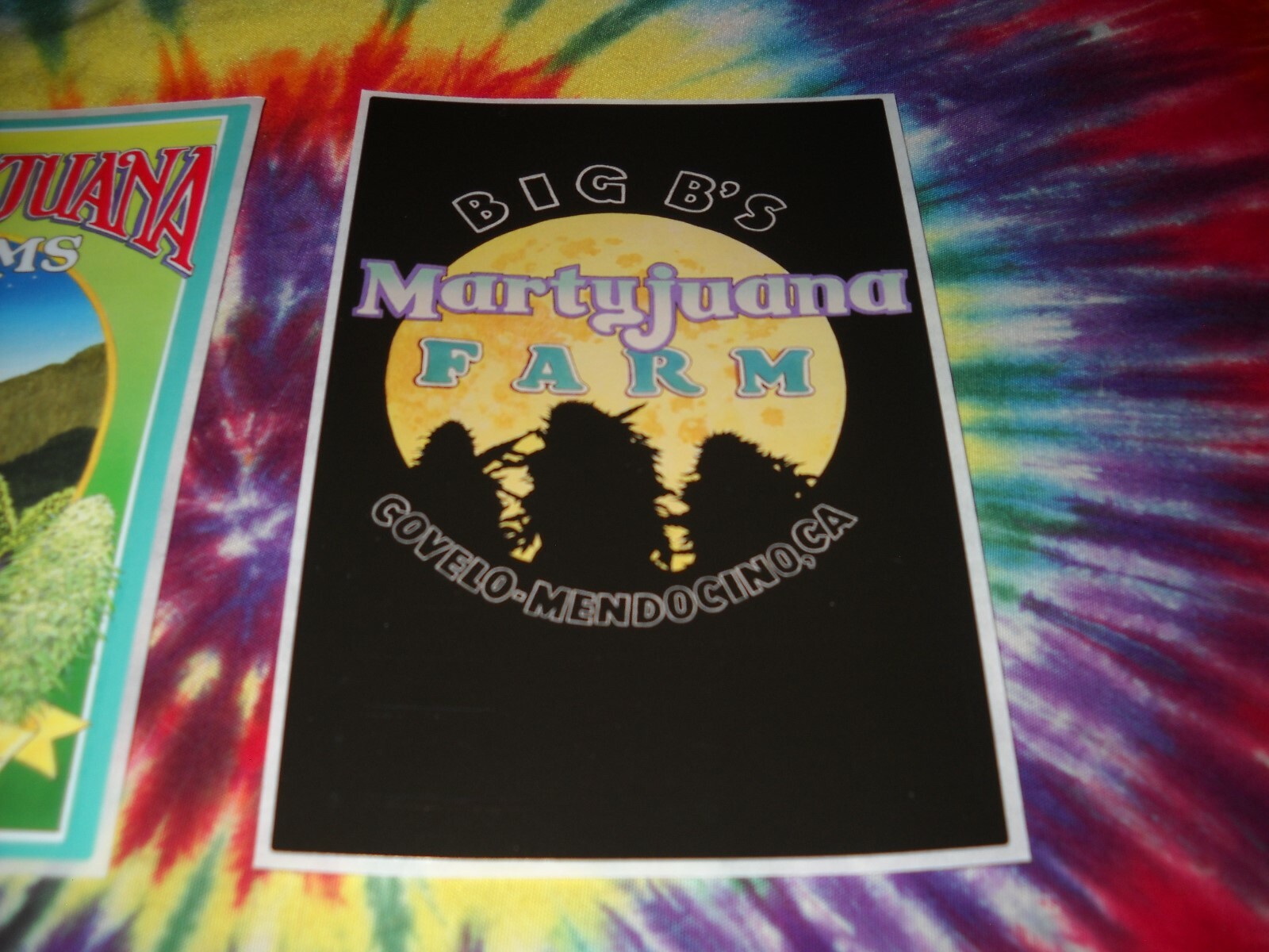 MARTYJUANA FARM BIG B'S MARIJUANA WEED CANNABIS PAT RYAN FLOWER OF LIFE-STICKERS