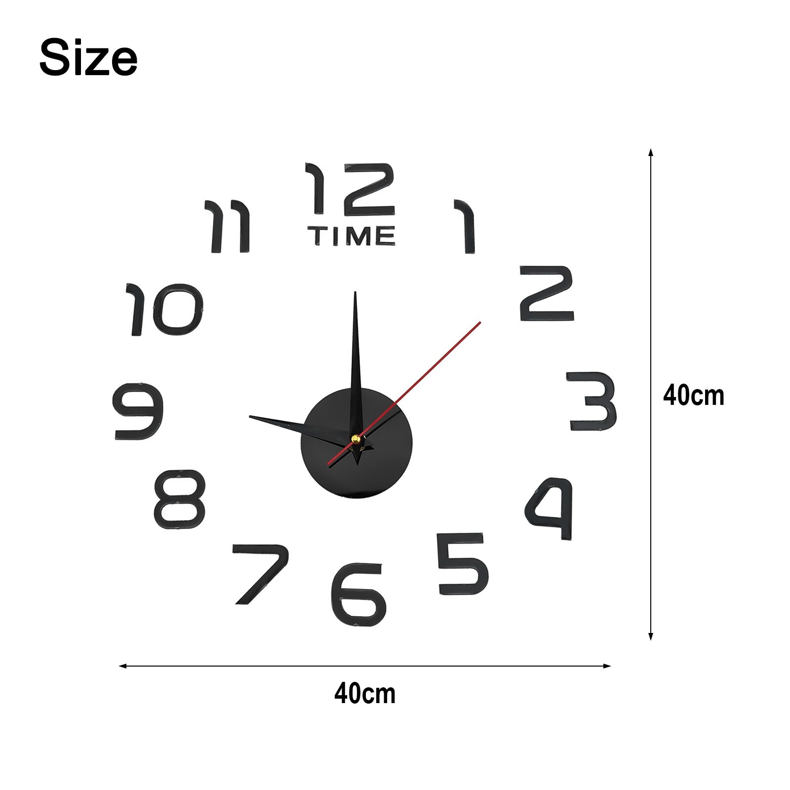 Contemporary Large Wall Clock for Modern Office and Home Design