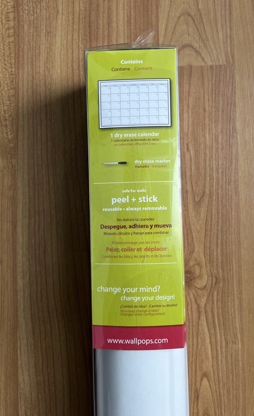 Brewster Wall Pops White Monthly Dry Erase Calendar 24” x 36” 🌺 NEW in Package
