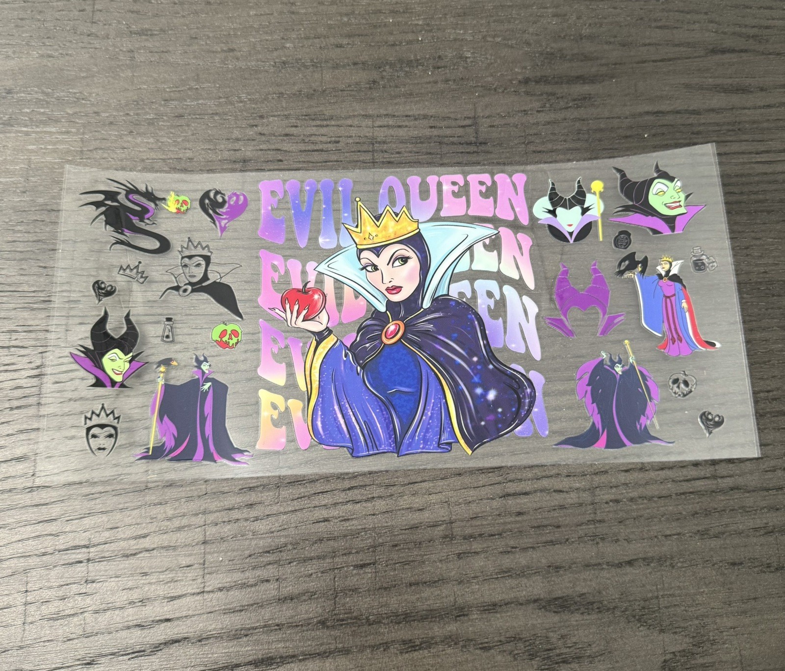 10 mix UV DTF 16 oz Cup Wraps Mostly Disney Villains Toy Story Cars New