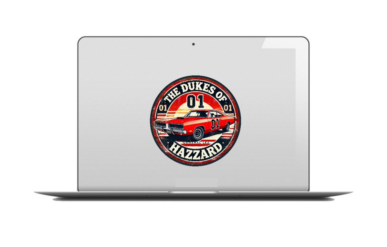 Dukes of Hazzard (Vintage) – 4" Handmade Vinyl Decal Sticker Truck Cooler Laptop