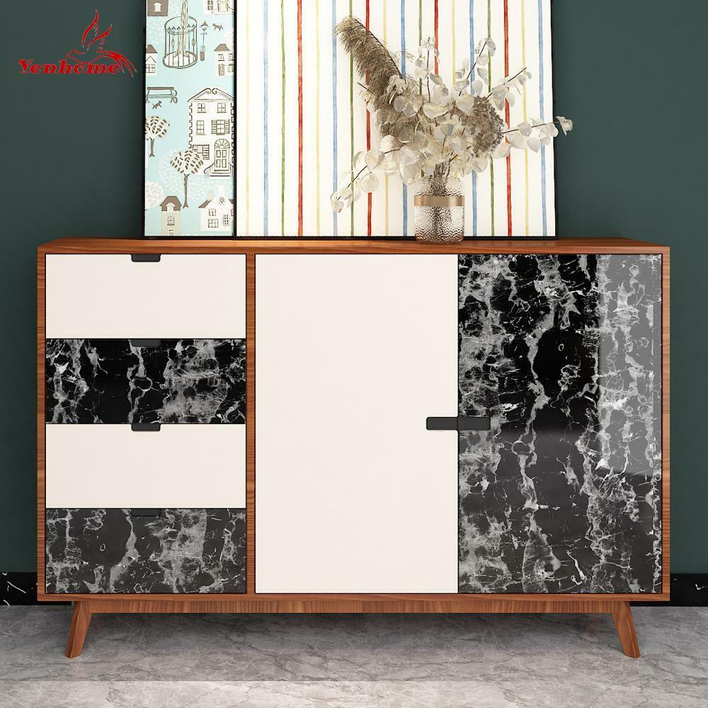 Waterproof Marble Adhesive Wallpaper Vinyl Wall Sticker Bathroom Kitchen Room