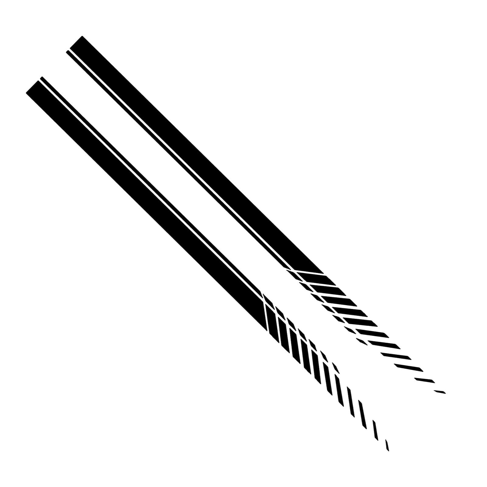 Universal Vinyl Side Body Car Decals Racing Stripes Sticker Stripe Graphics C…