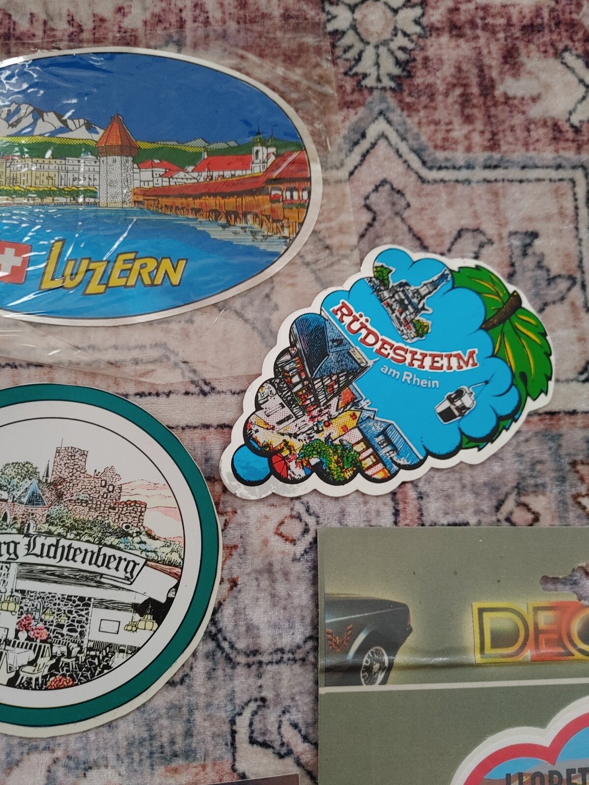 YOUR CHOICE – Vintage Europe Germany France International Travel Stickers