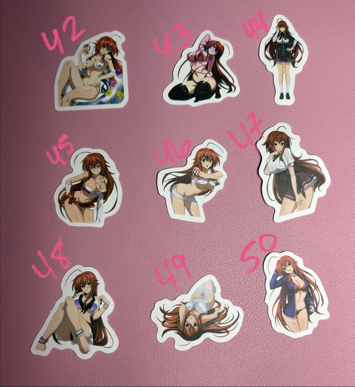 High school dxd anime waifu lewd sexy girl stickers