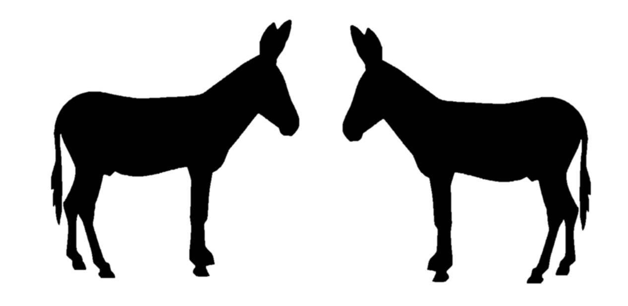 Mammoth Jackstock – Mirrored SET – Donkey OS 431 12 inch decal mule sticker