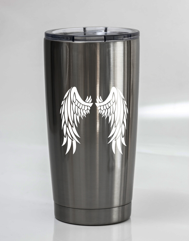 Angel Wings Vinyl Decal V1 | Custom Wing Stickers | Die Cut Sticker