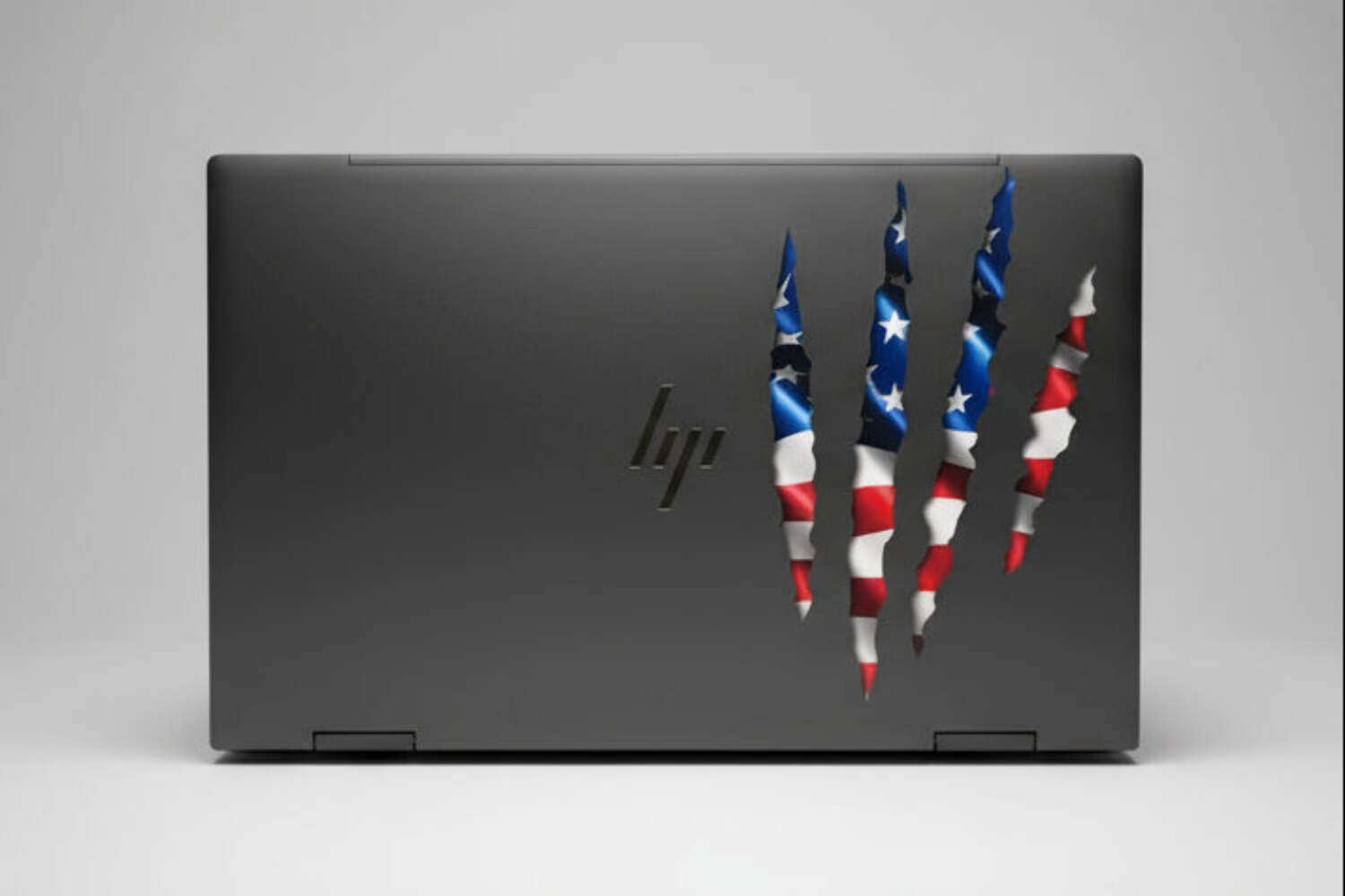 Claw Marks Decal | Ripped USA Patriotic Vinyl Sticker for Car, Truck, or Laptop