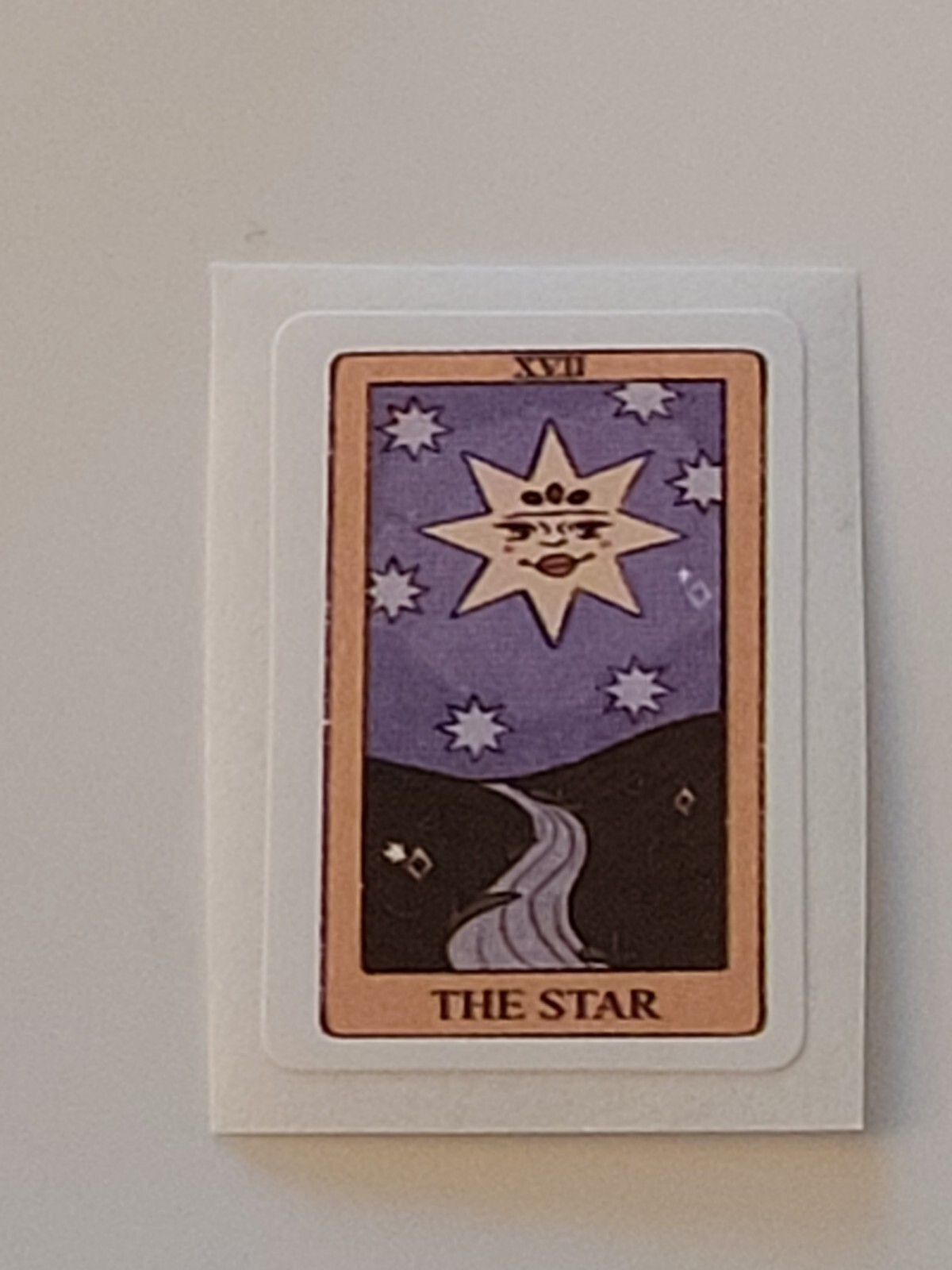 10 PCS Mini Tarot Oracle Cards Symbols Characters Psychic Stickers BRAND NEW