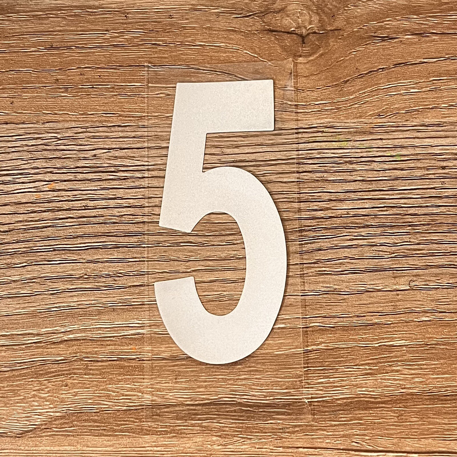 3" Reflective Mailbox Numbers Sticker Decal Die Cut Vinyl Waterproof – “5”