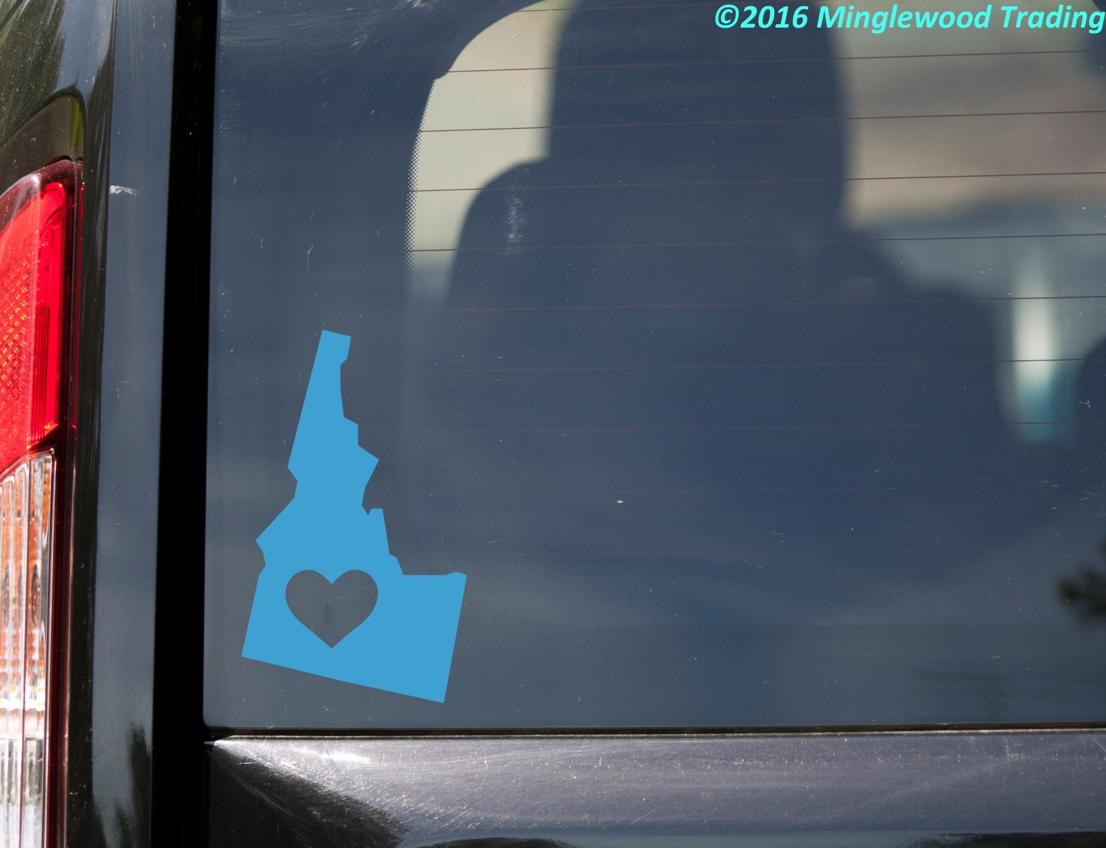 IDAHO HEART State Vinyl Decal Sticker 6" x 3.5" Love ID – FREE SHIPPING