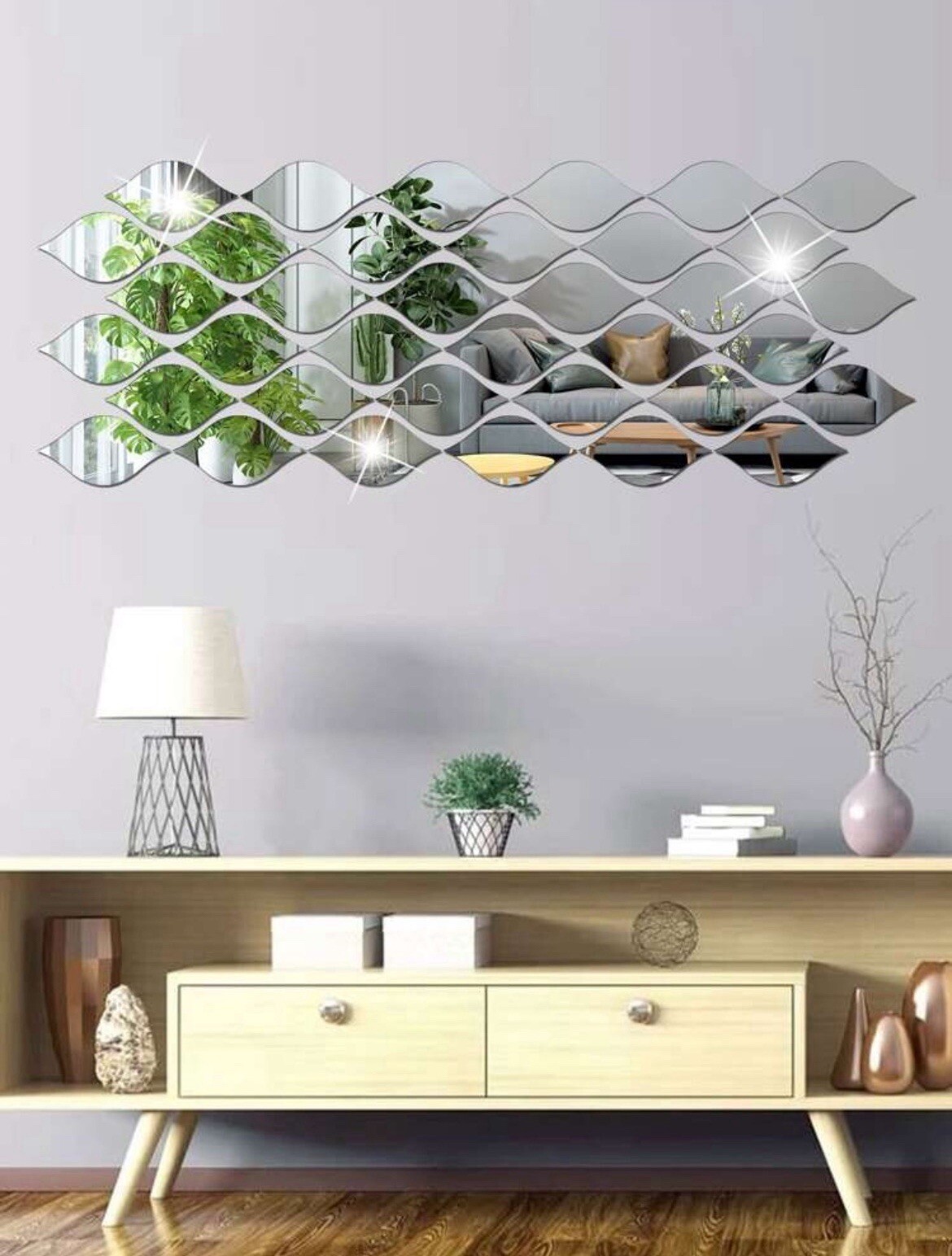 Mirror design for wall living room bedroom bathroom kitchen dining room or lobby